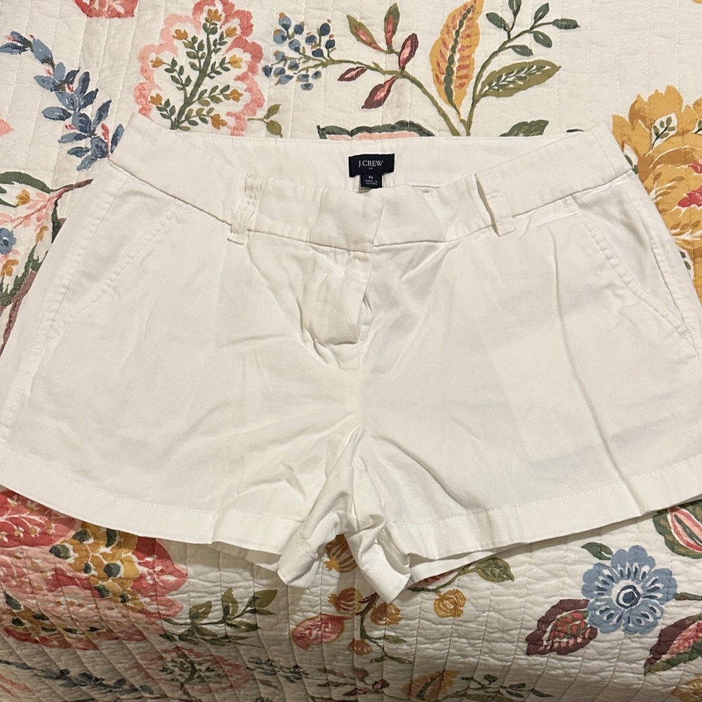J. Crew White Women's Classic Shorts